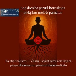 Tava 1. čakra un astroloģiskais spēka pamats – kā sazemēties un īstenot savas idejas