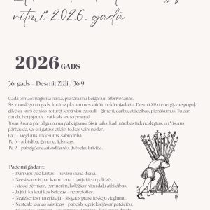 Individuālais kalendārs pēc Taro un numeroloģijas