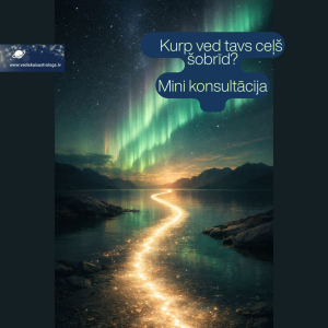 Kurp ved tavs ceļš šobrīd? Īss astro - numero skatījums.